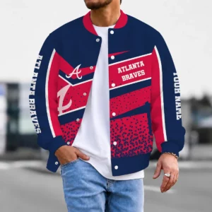 Limited Edition – Customized MLB Atlanta Braves Satin Varsity & Baseball Jacket