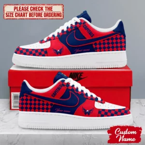 Limited Edition – Customized NHL Washington Capitals Af1 Shoes