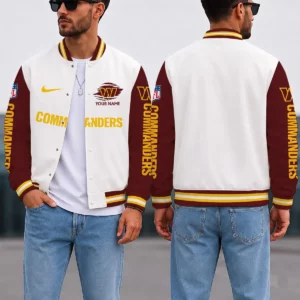 Limited Edition – Customized NFL Washington Commanders Satin Varsity & Baseball Jacket