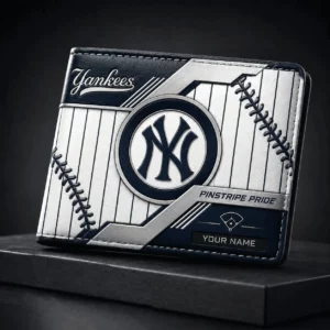 Limited Edition – Customized MLB New York Yankees Leather Wallet