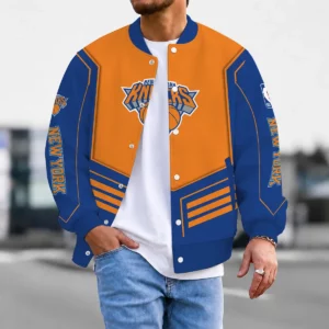 Limited Edition – Customized NBA New York Knicks Baseball Jacket, Satin Varsity Jacket