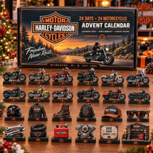 Harley Davidson 24 Days Motorcycles Advent Calendar 2026 Collectible Ornaments