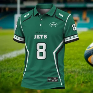 Limited Edition – Customized NFL New York Jets Polo Shirt