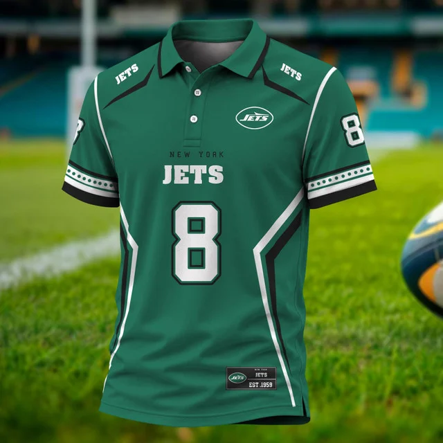 Limited Edition – Customized NFL New York Jets Polo Shirt