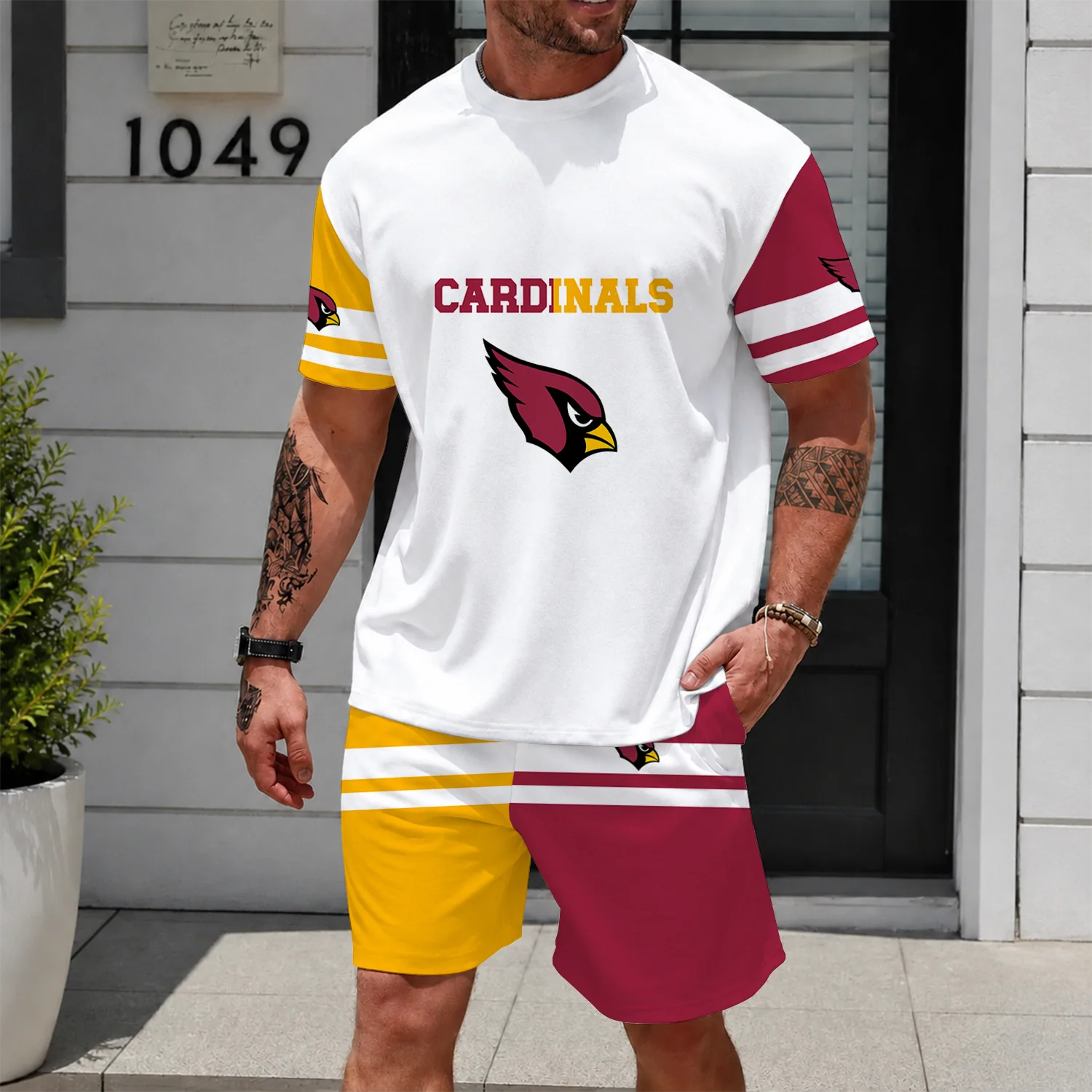 Limited Edition -customized NFL Arizona Cardinals Unisex T-Shirt & Shorts Set