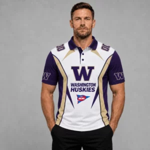 Limited Edition – Customized NCAA Washington Huskies Polo Shirt