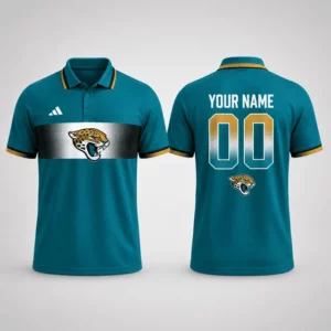 Limited Edition – Customized NFL Jacksonville Jaguars Polo Shirt