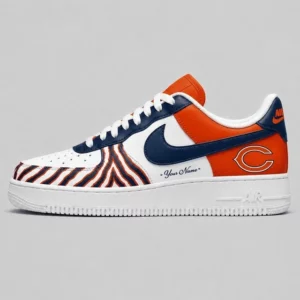 Limited Edition – Customized NFL Chicago Bears Af1 Shoes
