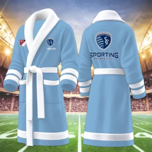 Limited Edition – Customized MLS Sporting Kansas City Fleece Bathrobe