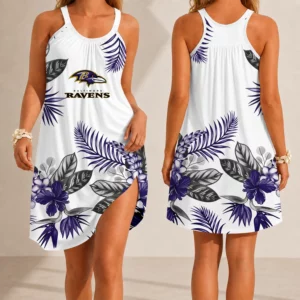 Limited Edition – Customized NFL Baltimore Ravens Camisole Dress
