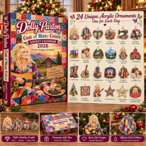 Dolly Parton Coat Of Many Colors Advent Calendar 2026 Dolly Parton Lovers Calendar