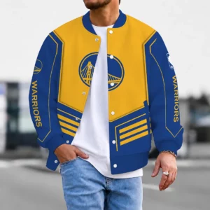 Limited Edition – Customized NBA Golden State Warriors Baseball Jacket, Satin Varsity Jacket