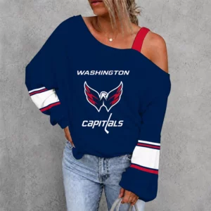 Limited Edition – Customized NHL Washington Capitals Drop Shoulder Sweatshirt