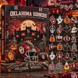Oklahoma Sooners NCAA Halloween Advent Calendar 2026 Halloween Countdown Gift Idea