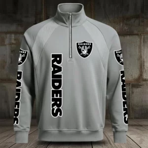 Limited Edition – Customized NFL Las Vegas Raiders Men’s Multicolor Quarter-Zip Pullover