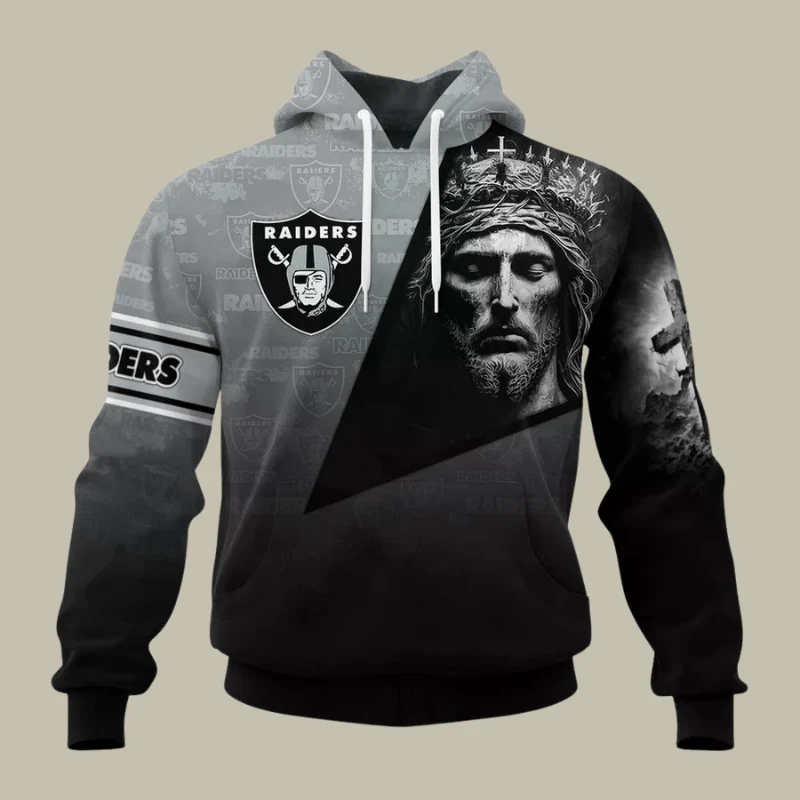Limited Edition – Customized NFL Las Vegas Raiders God’s Blessing T-Shirt, Hoodie & Zip Hoodie - Image 2