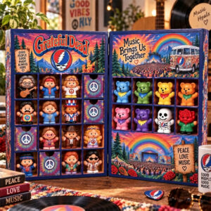 Grateful Dead Little People Collector Advent Calendar 2026 Christmas Countdown Calendar Toy Gift