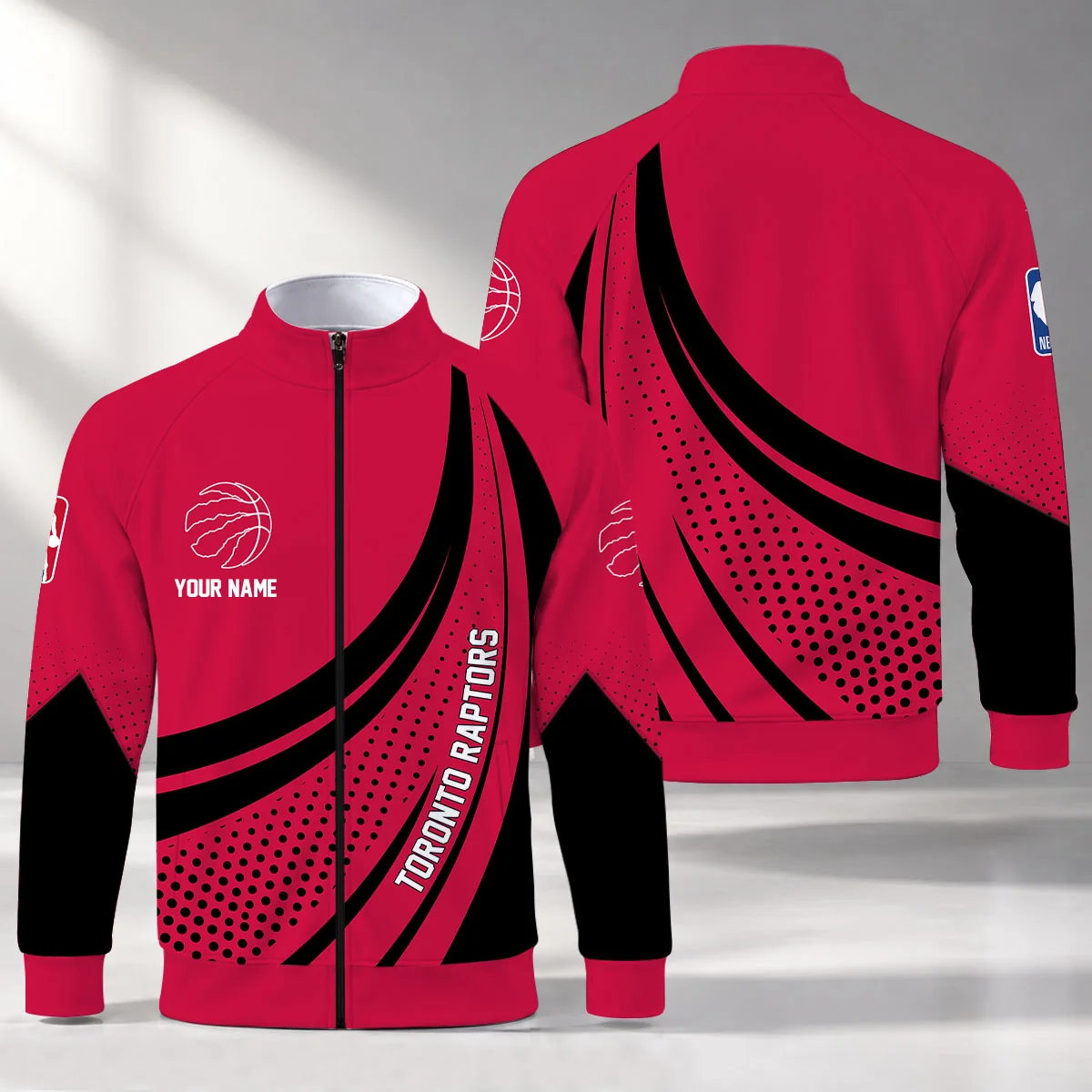 Limited Edition – Customized NBA Toronto Raptors Stand Collar Jacket