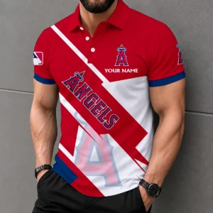 Limited Edition – Customized MLB Los Angeles Angels Polo Shirt