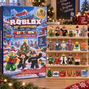 Roblox 20th Anniversary Advent Calendar XMAS 2026 Roblox Merch Birthday Gift