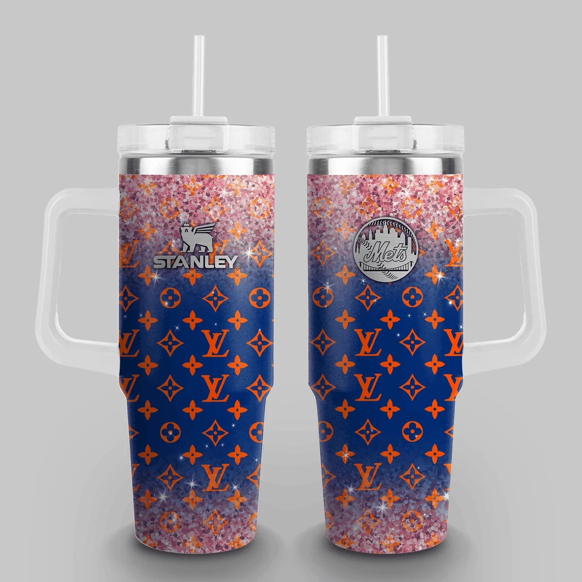 Limited Edition – Customized MLB New York Mets 40Oz Tumbler