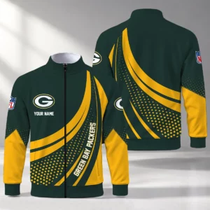 Limited Edition – Customized NFL Green Bay Packers Stand Collar Jacket