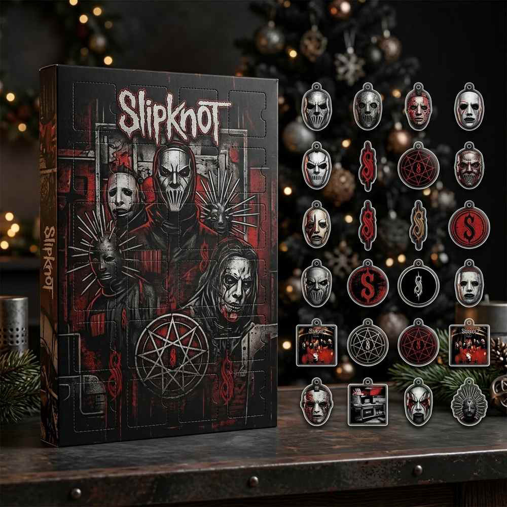 Slipknot Masks Logo Gothic Christmas Advent Calendar 24 Day Christmas Countdown Xmas Gift