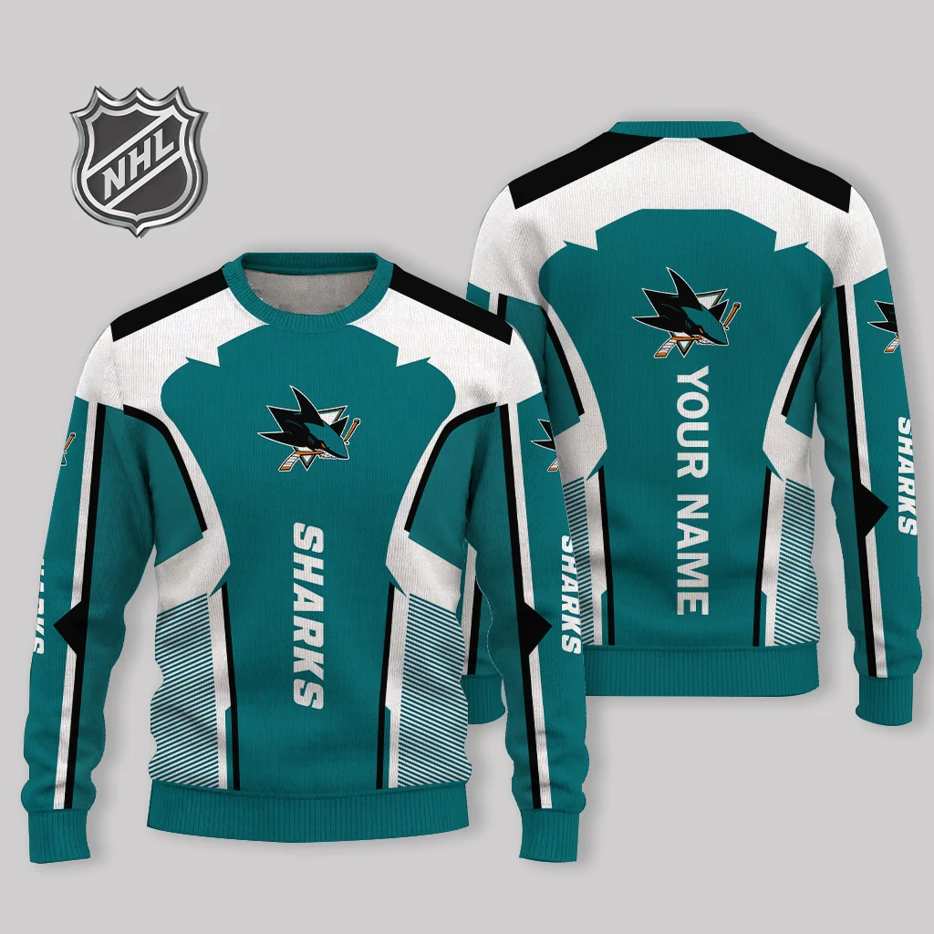 Limited Edition – Customized NHL San Jose Sharks Ugly Sweater