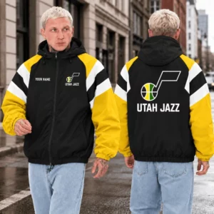 Limited Edition – Customized NBA Utah Jazz Windbreaker Jacket