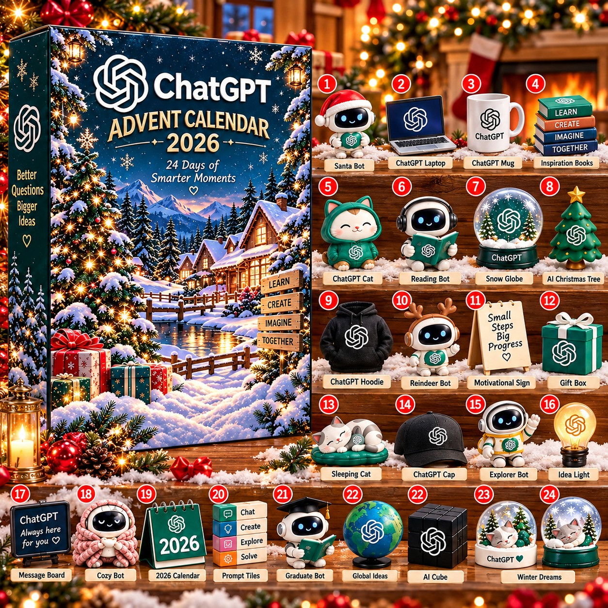 ChatGPT Christmas Advent Calendar 2026 Best Christmas Gifts For Coders