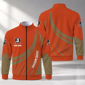 Limited Edition – Customized NHL Anaheim Ducks Stand Collar Jacket