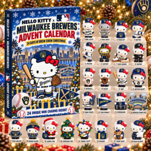 Hello Kitty x Milwaukee Brewers 2026 Christmas Advent Calendar Brewers Xmas Countdown