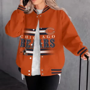 Limited Edition – Customized NFL Chicago Bears Satin Varsity & Baseball Jacket
