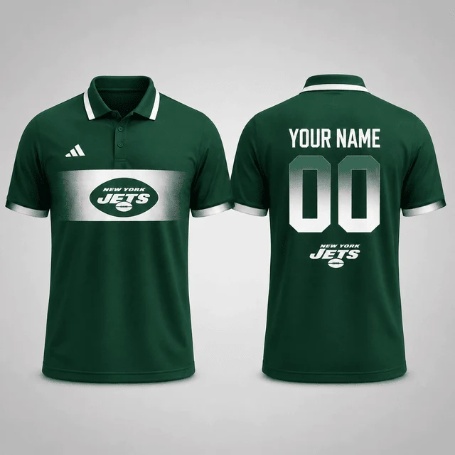 Limited Edition – Customized NFL New York Jets Polo Shirt