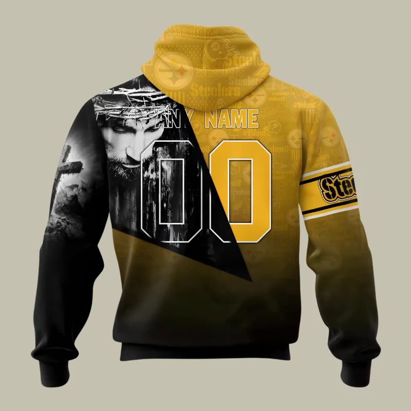 Limited Edition – Customized NFL Pittsburgh Steelers God’s Blessing T-Shirt, Hoodie & Zip Hoodie - Image 3
