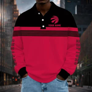 Limited Edition – Customized NBA Toronto Raptors Men Long Sleeve Polo Shirt