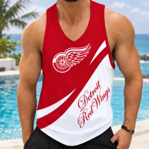 Limited Edition – Customized NHL Detroit Red Wings Men’s Tank Top