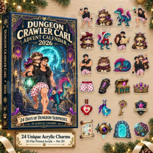 Dungeon Crawler Carl Advent Calendar 2026 24 Charms Christmas Gifts For Gamers