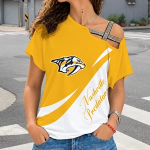 Limited Edition – Customized NHL Nashville Predators Shoulder Shirt