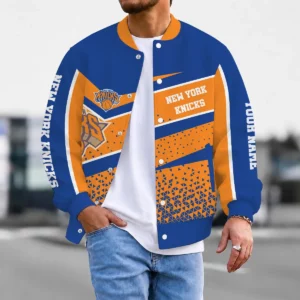 Limited Edition – Customized NBA New York Knicks Baseball Jacket, Satin Varsity Jacket