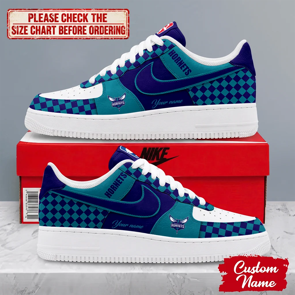Limited Edition – Customized NBA Charlotte Hornets Af1 Sneakers