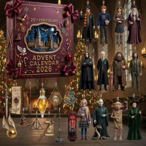 Harry Potter 25th Anniversary 2026 Merch Advent Calendar Christmas Gift For Friend