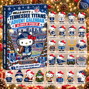 Hello Kitty x Tennessee Titans 2026 Christmas Advent Calendar Titans Christmas Calendar