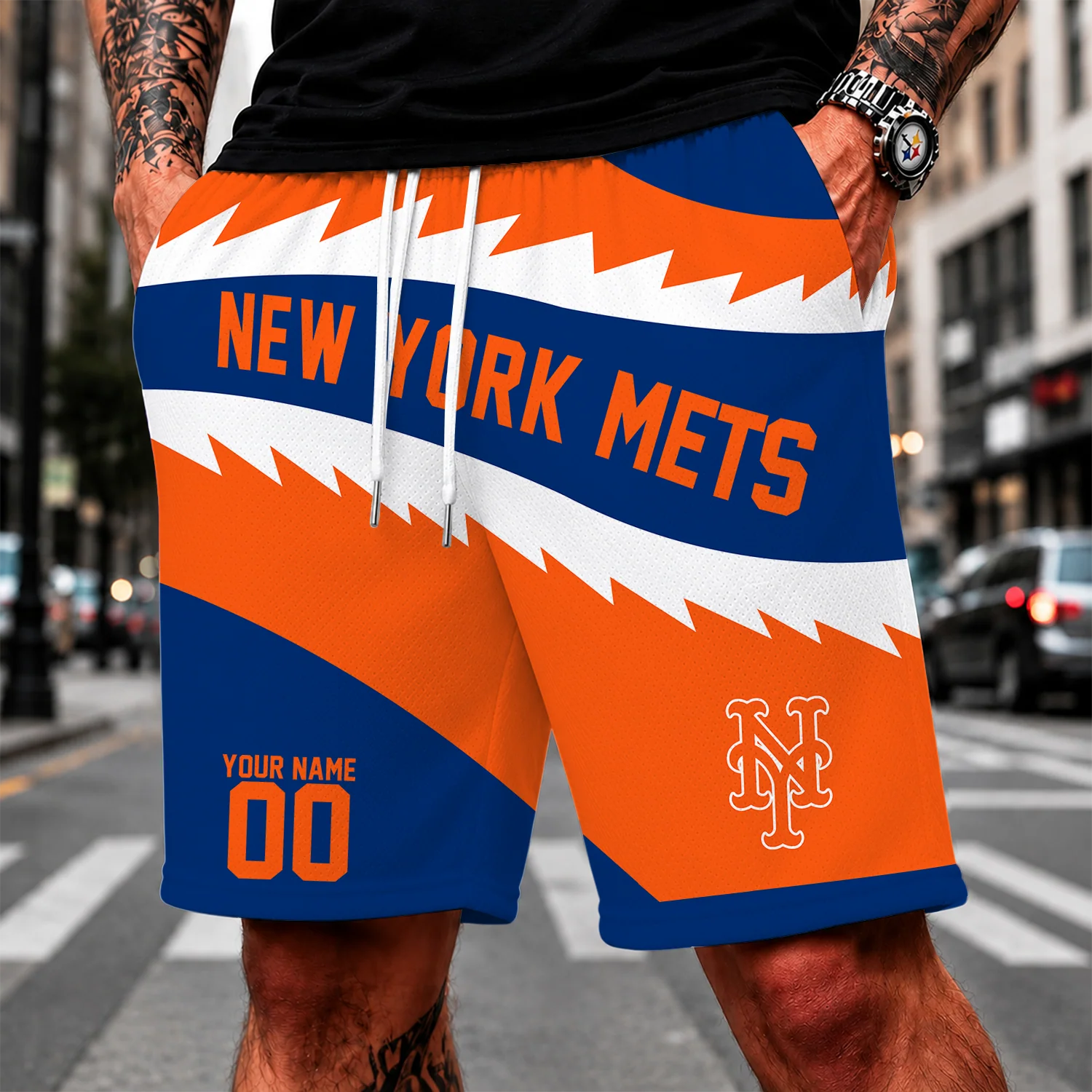 Limited Edition – Customized MLB New York Mets Short Pants