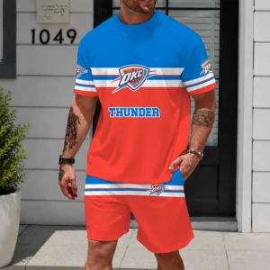 Limited Edition – Customized NBA Oklahoma City Thunder Unisex T-Shirt & Shorts Set