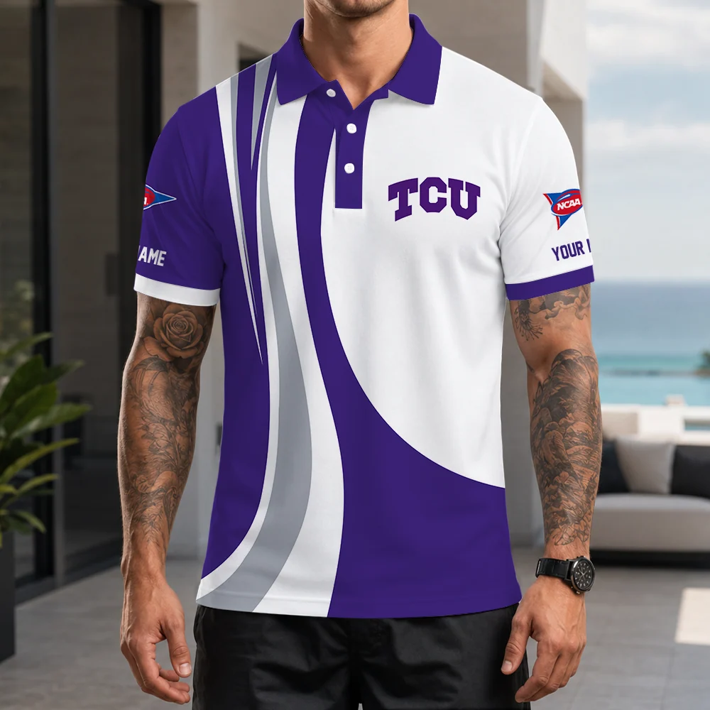 Limited Edition – Customized NCAA Tcu Horned Frogs Polo Shirt