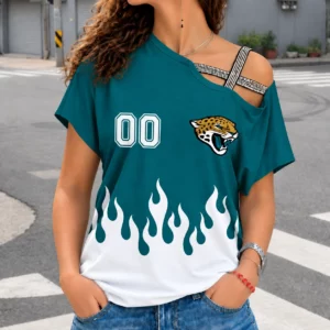 Limited Edition – Customized NFL Jacksonville Jaguars Women’s Shoulder Shirt