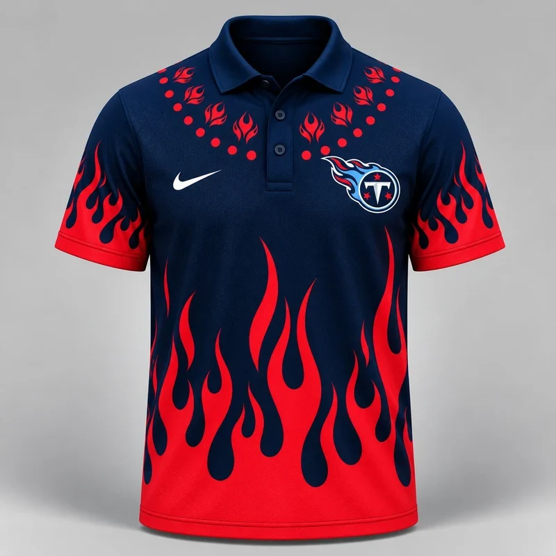 Limited Edition – Customized NFL Tennessee Titans Polo Shirt