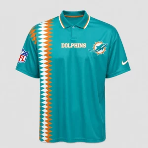 Limited Edition – Customized NFL Miami Dolphins Polo Shirt