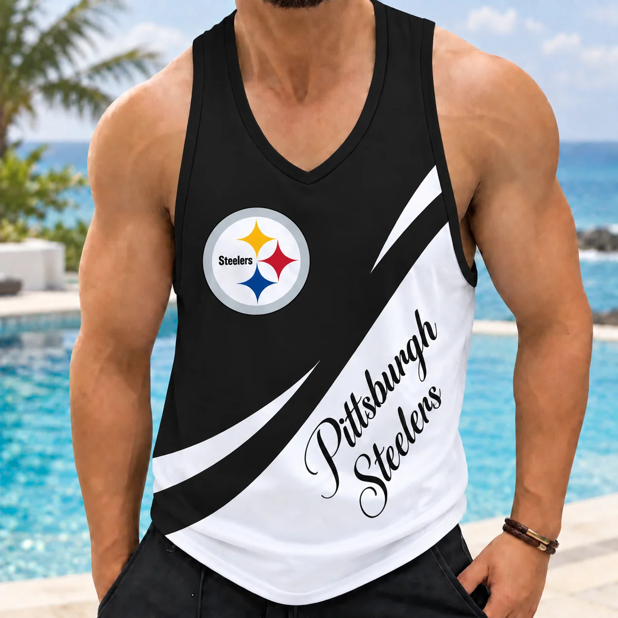 Limited Edition – Customized NFL Pittsburgh Steelers Men’s Tank Top
